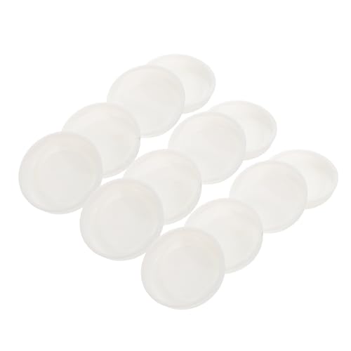 HOMSFOU Cardboard Tube Caps Protective End Caps for Paper Tubes Mailer Storage Craft and Shipping White 30 Pack