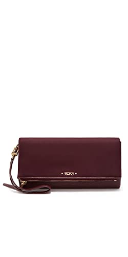 TUMI - Voyageur Travel Wallet - Wristlet Wallet with Passport, Cash & Card Holders - Zipper Wallet for Women - With Gift Box - Beetroot3