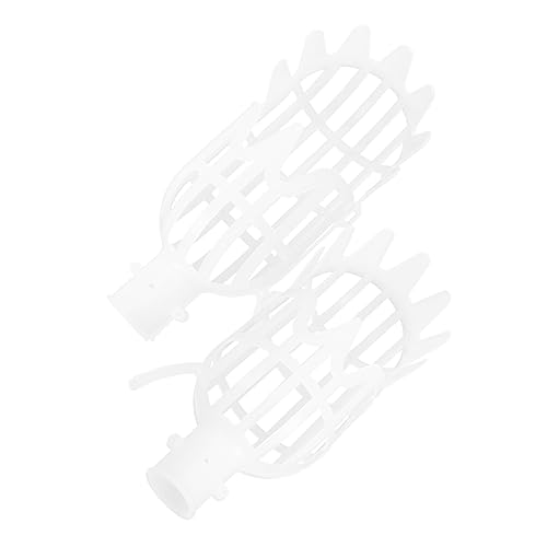 TOBBOMEY Extendable Fruit Picker 2pcs Bayberry Picker for Pear Safe Practical Fruit Harvester Tool Sturdy Material