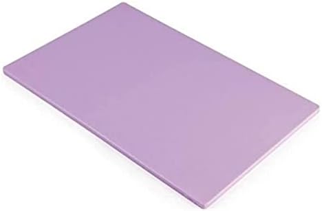Hygiplas 23017 GL295 LDPE Chopping Board Purple 450x300x12mm Kitchen Cutting Slicing