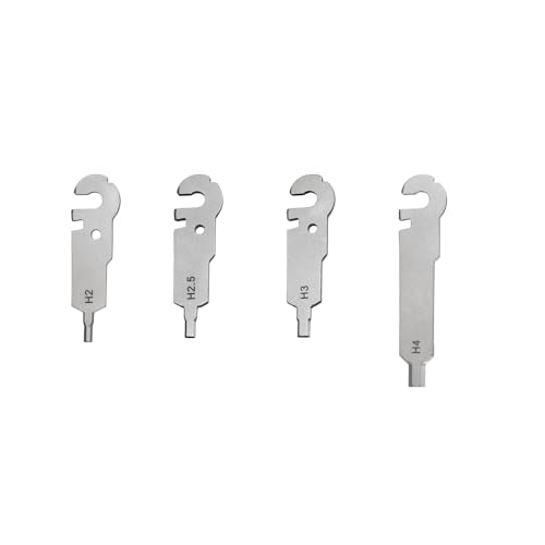 Image of Roxon FLEX FT06 - Build Your Own Multitool Implements Tools Accessories Set (Hex Wrench Set: 2mm, 2.5mm, 3mm, 4mm)