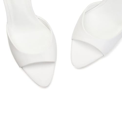 Black High Heels for Women Strappy Pointed Open Toe Heels Ankle Strap Kitten Heeled Sandals Wedding Bridal Party Prom Sexy Dress Shoes3