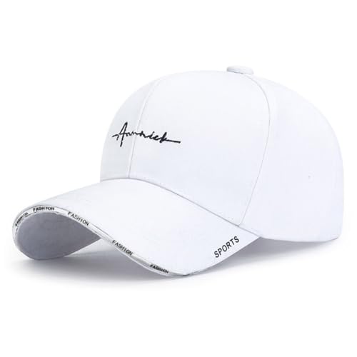 Gorra de béisbol para Hombre Unisex Ajustable Casual Deportes de Sombrero Carta Bordado Hombre Verano Transpirable Estilo Gorra Beisbol Running Unisex Gorros Golf de Ajustable Casuales