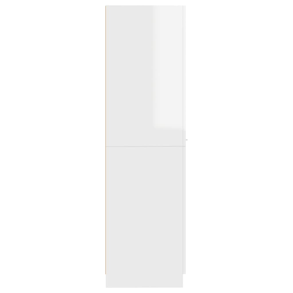 Schränke & Aufbewahrung Apothekerschrank Hochglanz Weiß 30x42,5x150 cm Holzmöbel