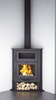 BRICOSOL Estufa DE LEÑA DE Rincon con Horno CH-5 H FM CALEFACCION