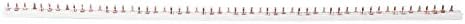 4P/63A/C45 Copper Bus Bar 1.47 for Distribution Box Circuit Breaker PIN Connector Connecting Circuit Breaker