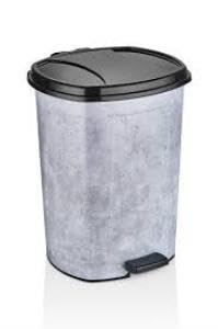 Ultra Lux Kalite Pedall   p Kovas  20 litre Grande Desen-Granit  inde  kabilen Ek Kovas  Mevcuttur