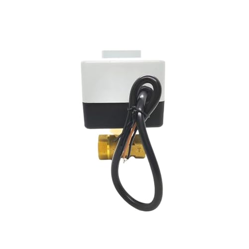 Vanne à bille électrique en laiton à commande manuelle et double contrôle