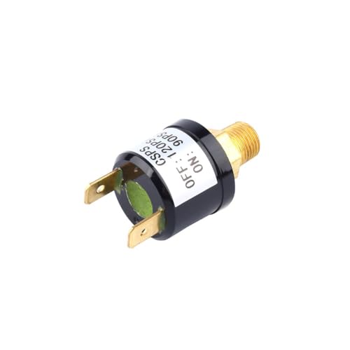TICFOX 90-120 PSI Pneumatic Pressure Switch, Heavy Duty Air Compressor Pressure Control Switch Valve for Industrial Mechanical Control