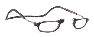 Reading Glasses Clic Base Tortoishell Magnetic Connection Readers-Strength +2.50