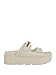 Guess Women's Faxon Sandal, Ivory 150, 8
