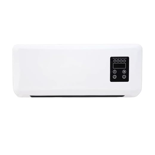 Nybhyjka Ventilador eléctrico Split Y Calefacción,Unidad Combinada Portátil de Calefacción y Refrigeración - Bomba de Calor Sin Conductos ni Ventana con Montaje en Pared para Interiores, Tiendas de