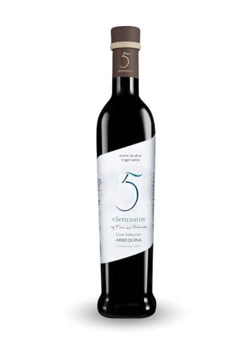 5 Elementos Gran Selección Aceite de Oliva Virgen Extra Arbequina 500ml | AOVE Sabor Suave y Dulce de Nueva Cosecha | Extracción en Frío (Sin Estuche)