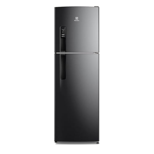 Electrolux Geladeira Electrolux Frost Free 400L AutoSense Duplex Black Inox Look (TF44B) 220V
