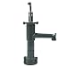 Pitcher Pump Hand Well Pump Manual Deep Water Pump Handheld Pump Pitcher Cast Iron for Outdoor Yard Garden (B - Dark Green Pump)