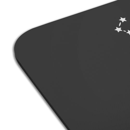 Set de table noir caoutchouc divination étoiles constellation Poissons x4 - 4