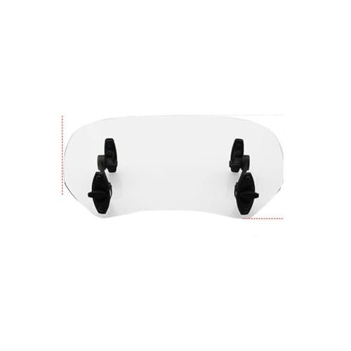 Pare-brise de moto universel et déflecteur réglable pour extension de protection