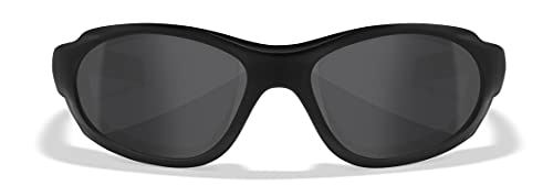 Wiley X XL-1 Advanced Sunglasses, ANSI Z87 Safety Glasses for Men and Women, UV Eye Protection for Shooting & Motorcycle Matte Black Frame, Smoke Grey and Clear Changeable Lenses, Ballistic Rated3
