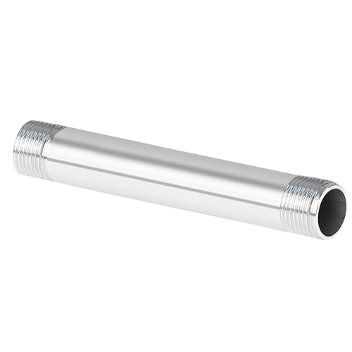 Quickun 304 Edelstahl Nippel Rohrverschraubung 1,9 cm