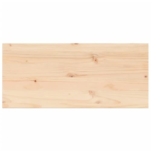 Generisch Tischplatte 90x40x1,7 cm Rechteckig Massivholz Kiefer,jiangboyue-847415