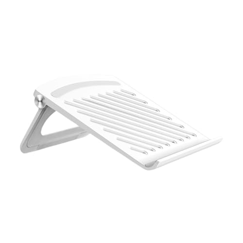 Base plegable ajustable multiángulo para laptop blanca miniatura 1