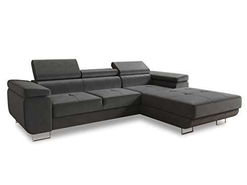 Sofnet Ecksofa Divo mit Schlaffunktion, Bettkasten und Kopfteilverstellung,...
