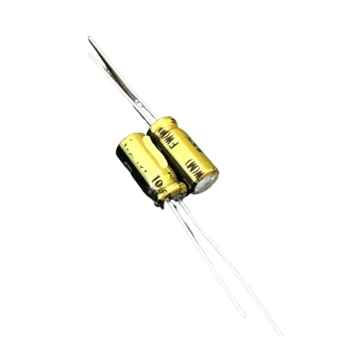 Condensador de 10 uF para solucionar fallos de energía en circuitos de 16V de 5x11 mm