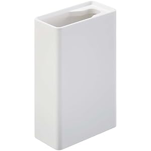 山崎実業(Yamazaki) 流せるトイレブラシスタンド タワー ホワイト 約W5.5XD11XH17cm タワー トイレブラシケース 4855
