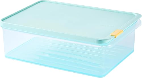 LocknLock Freezer Fit Plastic Freezer Containers | Airtight Stackable Food Storage for Meal Prep | Microwave & Dishwasher Safe | BPA Free Freezer Container with Lid, 3.5L