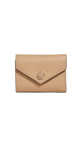 Tory Burch Womens Pebble Envelope Small Wallet Biscotti One Size