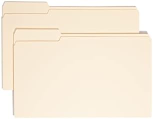 Smead File Folder, 1/3-Cut Tab, Left Position, Legal Size, Manila, 100 per Box (15331)