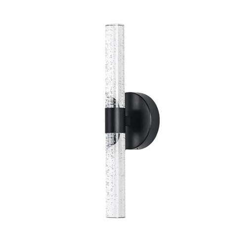 Apliques de pared LED a pilas para iluminar el interior sin enchufes ni cables 39 cm