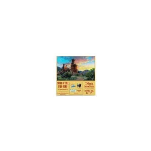 SUNSOUT INC - Spell of the Palo Duro - 550 pc Jigsaw Puzzle by Artist: Jack Sorenson - MPN # 16946