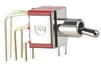 MULTICOMP 1MD1T2B4M7RE SWITCH, TOGGLE, DPDT, 100mA, 20V (10 pieces)