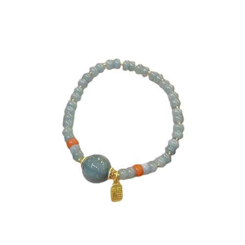 Bracelet en jade bleu de créativité à porter au quotidien pour sublimer les tenues des femmes