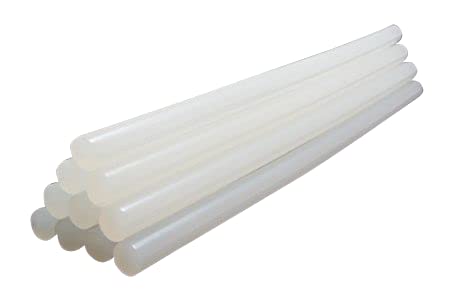 0.3" X 8" (or 7.4mm X 200mm) Super Transparent Glue Sticks Bulk for Hot Glue Guns (1200 pcs)