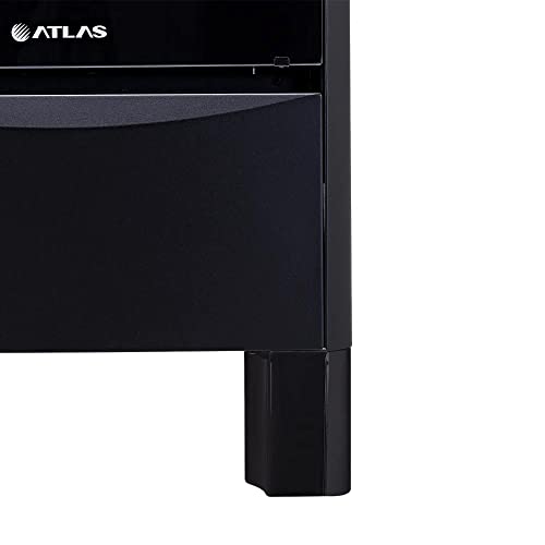 Fogão 4 bocas Preto Atlas New Fastcook com Acendimento Automático