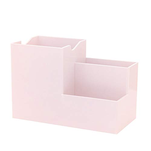 Preisvergleich Produktbild GAOLILI Make-up Aufbewahrungsbox Kosmetischer Aufbewahrungsbehälter Multifunktionale Desktop-Organizer for Make-up Pinsel Telefon Stifthalter Frauen Make-up Organizer Bürobedarf (Color : Light pink)