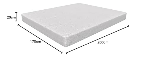 Miasuite I Sogni Italiani Materasso Sfoderabile Memory - 170X200 Cm Alto 20 Cm, Indeformabile, Anallergico, Antiacaro, Traspirante | One - 2
