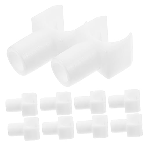 ARTIBETTER 10 Pack Wheelchair Leg Support Replacement Parts for Wheelchair Rail Casters Seat Rail Guide Block for Wheelchair Users