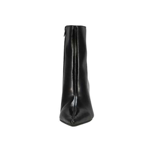 Steve Madden Steve Madden Women's Alston Ankle Boot, Black Leather, 6.5