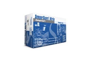 Sempermed INIPFT105 SemperGuard Nitrile Glove, Powder-Free, X-Large, Blue (Case of 1000)