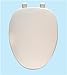 White Elongated Premium Plastic Toilet Seat