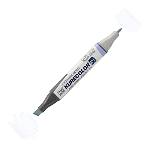 Marqueur Kurecolor Twin WS bleu iceberg pour effacer les traces de feutre