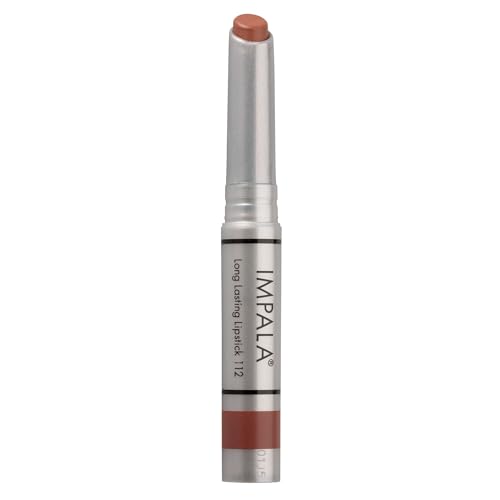 Image of IMPALA | Longlasting Lip Color Matte Purple Brown No. 112 | Permanent Lipstick, Creamy Texture | Long-Lasting | Hydrating Full-Coverage Lip Color | Moisturizes and Nurtures
