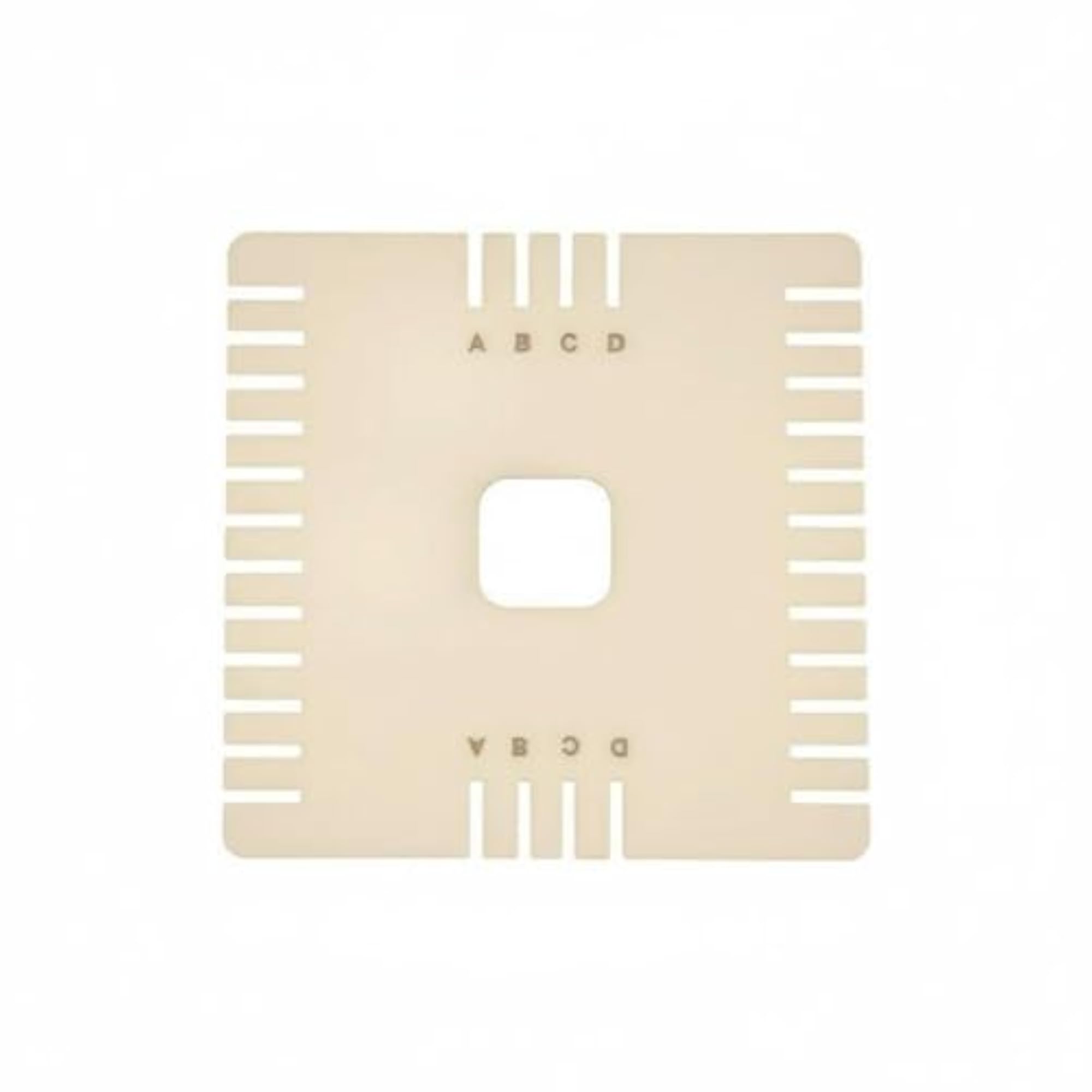 10CM Wooden Braiding Disc Plate for Crafters