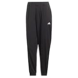 Adidas Mujer AEROREADY Train Essentials Minimal Branding Woven Pants, Black/White, XL