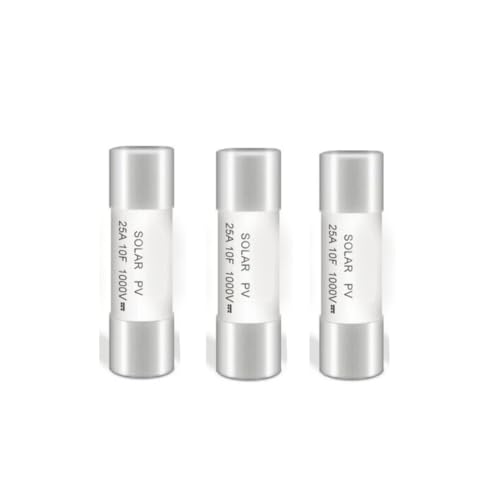 FACAIIO 3PCS Solar Photovoltaic Fuse Link, 15A 1000V DC for 