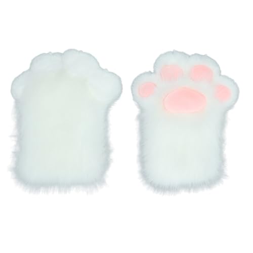 Mitaines patte de chat pour soirées déguisées et fêtes d'hiver