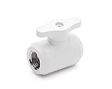 PrimoChill Female to Female G 1/4 Drain Valve - Sky White